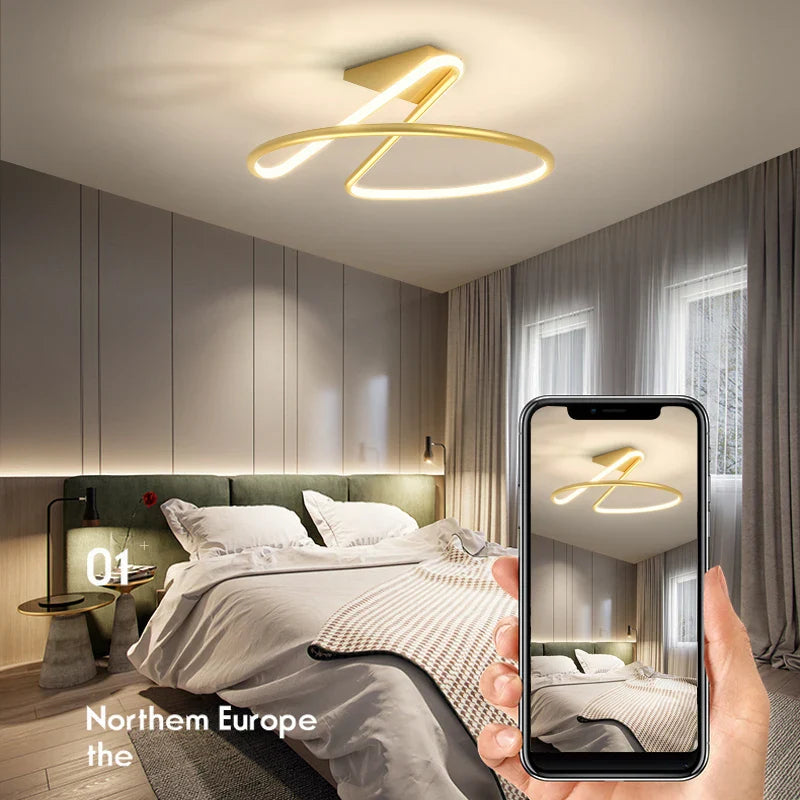 Lampe plafonnier nordique pour une atmosphère moderne