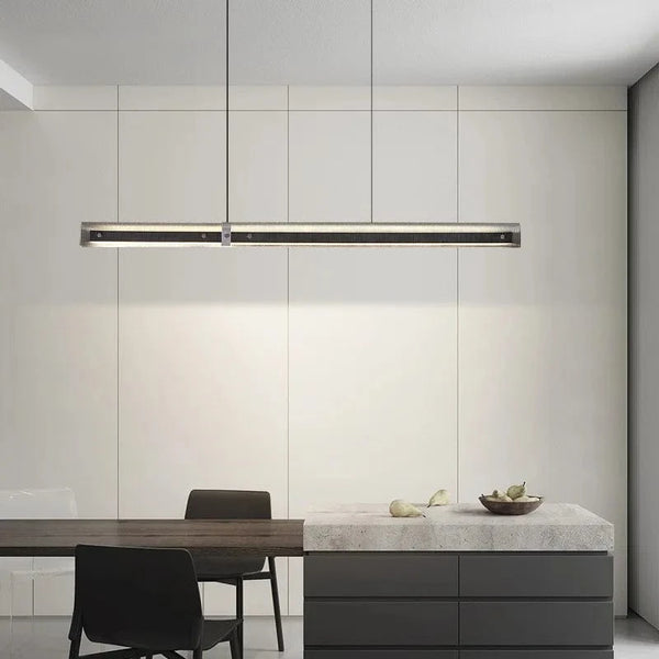 Lampes suspendues LED en acrylique avec 3 gradations et style minimaliste, hauteur ajustable