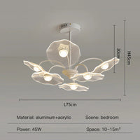 Lustre de salon moderne blanc décor à la maison LED suspendu pour hall chambre Loft salle à manger cuisine