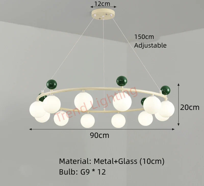 Lustre en verre et métal au design dynamique pour sublimer votre intérieur