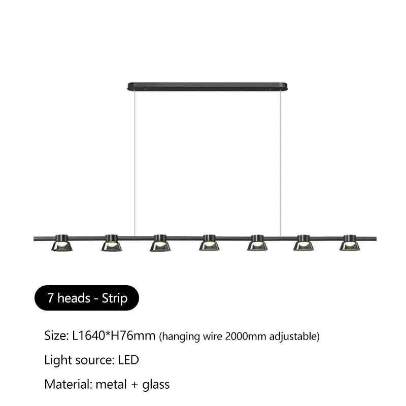 Lustre Moderne Minimaliste en Verre Design Nordique avec LED