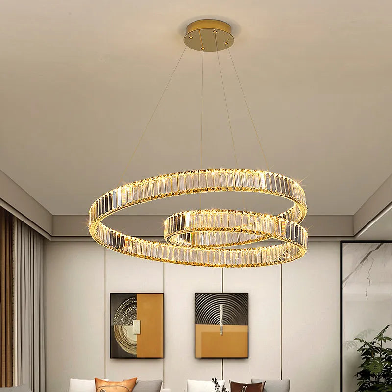Suspension Cristal LED Luxe - Élégance et Style