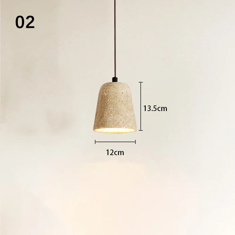 Suspension SANDYHA Rétro LED Créative - Petite Pierre Trou