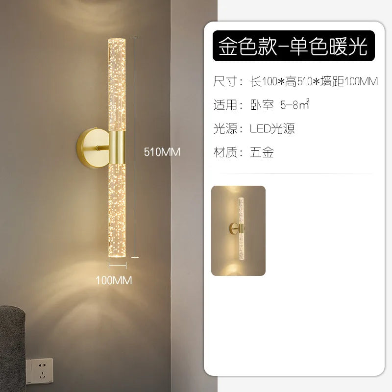 Applique Murale LED Lumière Cristal