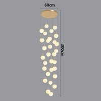 Suspension luminaire nordique pour éclairer l'intérieur de votre escalier.
