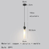 Applique Murale en Marbre Naturel Boule