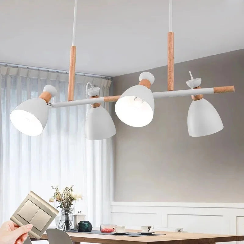 Suspension LED en Rondins Nordiques - Déco Inspirante