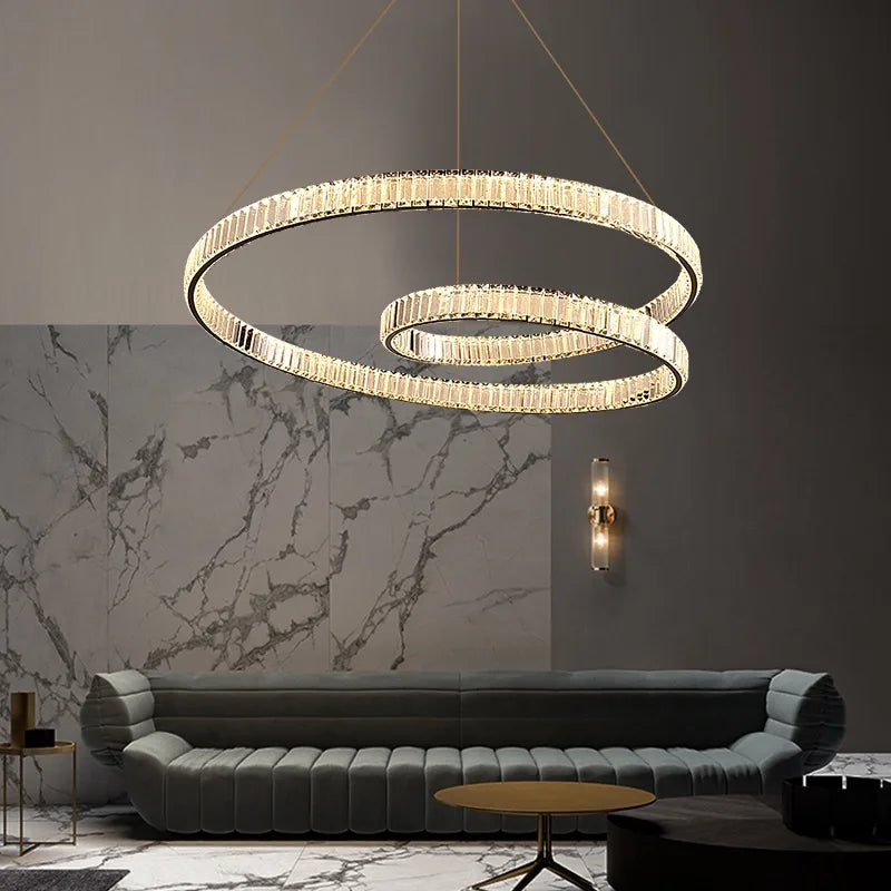 Suspension Cristal LED Luxe - Élégance et Style