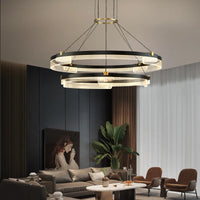 Lustre LED Nordic Zen pour Salon de Thé - Style Moderne Minimaliste