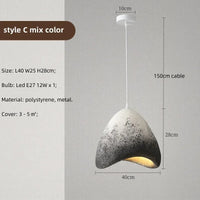 Nordique Suspension LED pour Salle à Manger - Collection Wabi Sabi