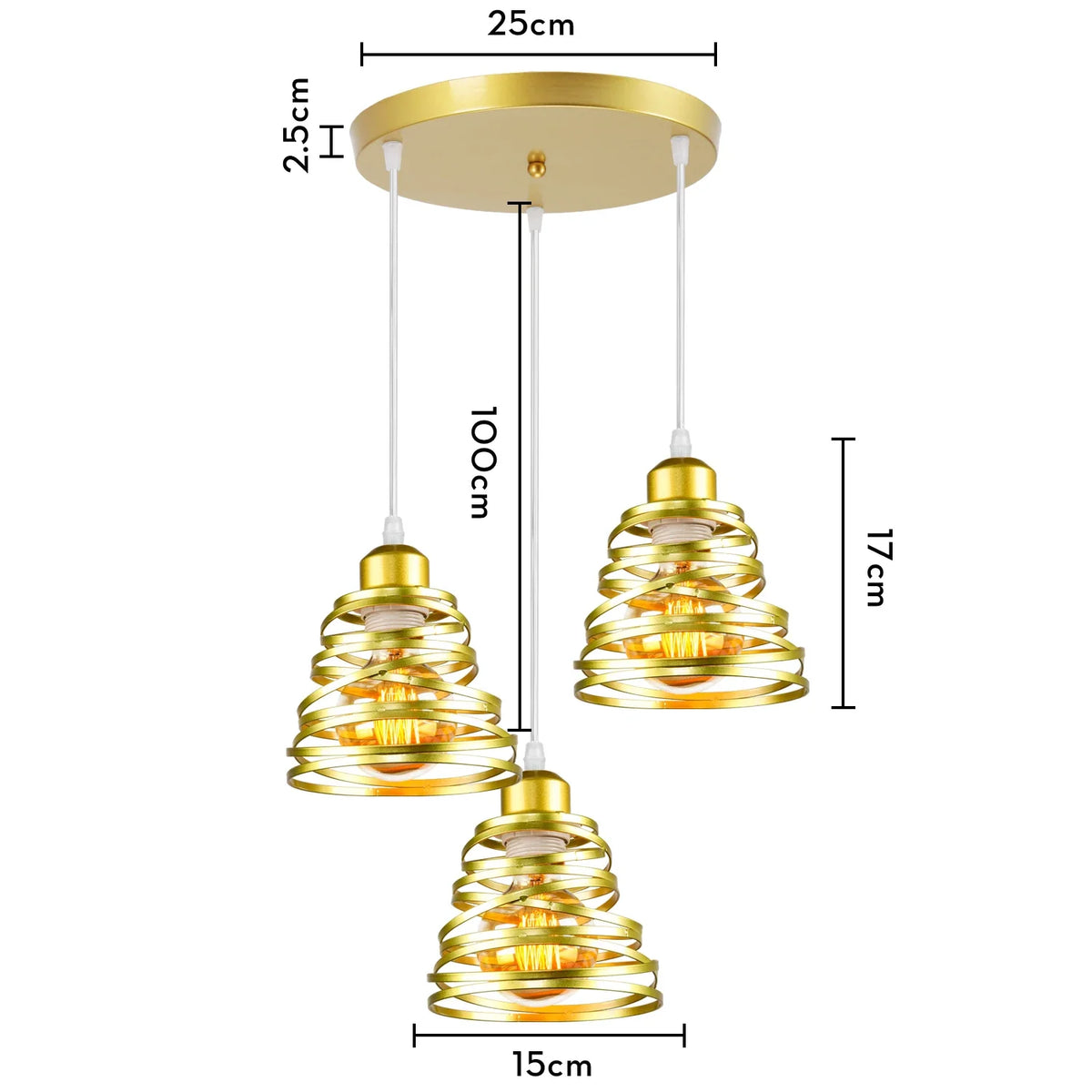 Suspension Vintage en Fer Forgé pour un Intérieur Moderne