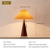 Lampe de Table en Bois Nordique Minimaliste LED - Nordic Glow