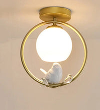 Plafonnier Nordik avec Motif d'Oiseau pour Balcon