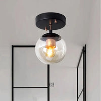 Plafonnier LED en verre - Style Moderne