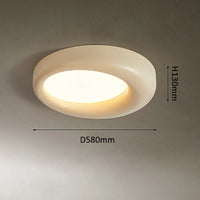 Plafonnier Led de Style Nordique Crème