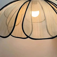 Lampe suspendue moderne en tissu pour une décoration artistique tendance