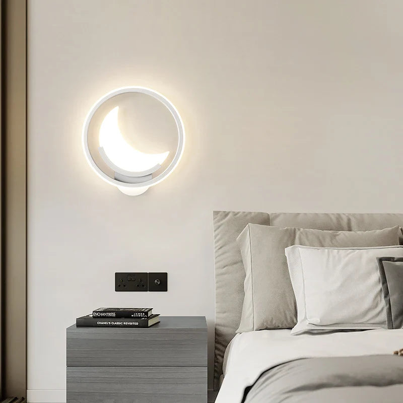 Applique murale LED nordique moderne pour enfants - Design minimaliste créatif