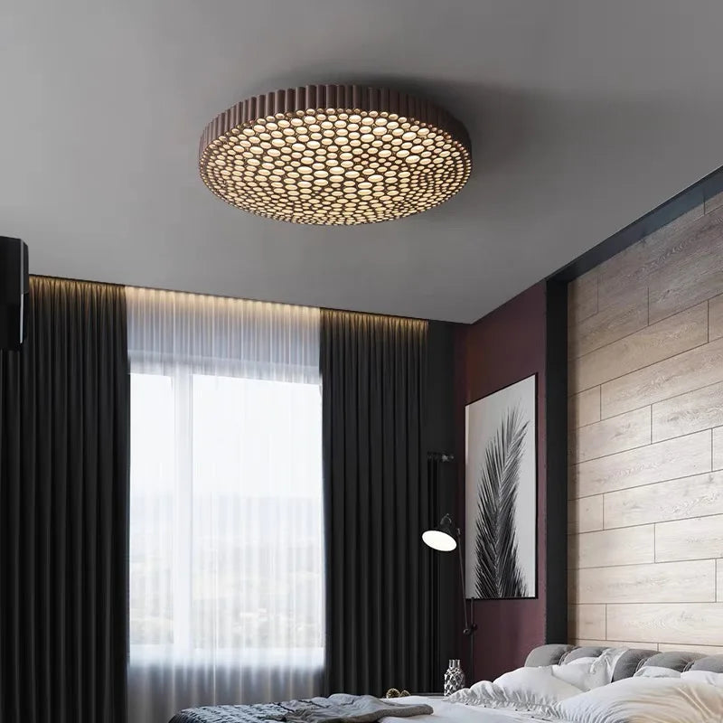 Plafonnier LED Hive : Minimaliste, Créatif et Élégant