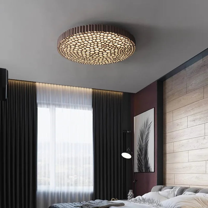 Plafonnier LED Hive : Minimaliste, Créatif et Élégant