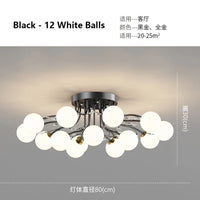 Lustre LED Moderne en Fer pour un Loft Élégant