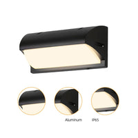 Applique murale LED extérieur - Hallen Black Metal
