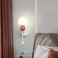 Applique murale LED nordique en bois
