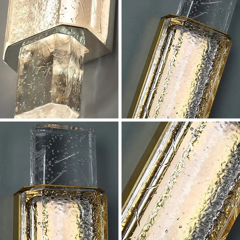 Applique Murale Luxe Cristal Bulles