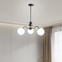 Lustre LED Qiyimei Artglass - Éclairage Intérieur Décoratif de Qualité