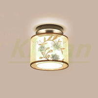 Plafonnier LED Moderne Lotus Oiseau pour Hôtel KTV