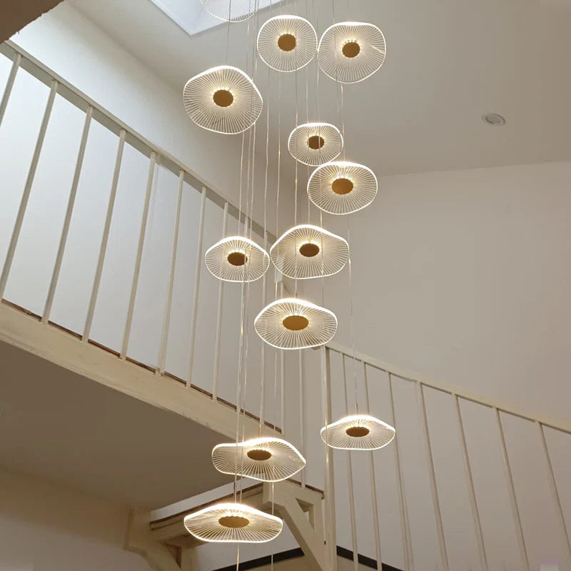 Élégant Lustre Villa Moderne Luxe Étage