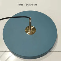 Suspension Led Nordique pour Îlot de Cuisine en Métal - Modèle Moderne Noir, Blanc et Bleu