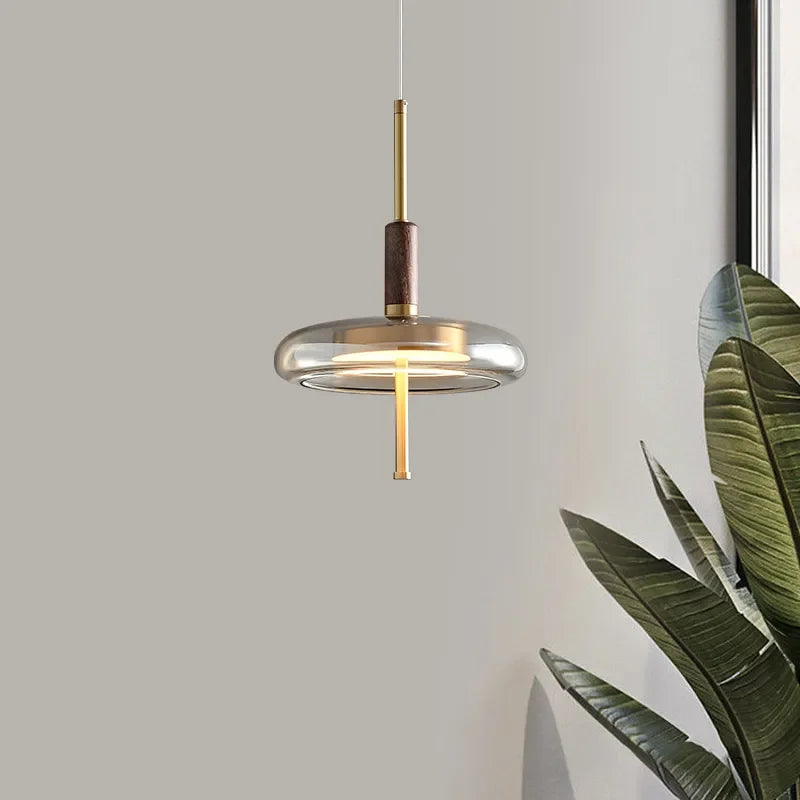 Nordique Loft : Suspension LED en verre pour une décoration moderne de la maison