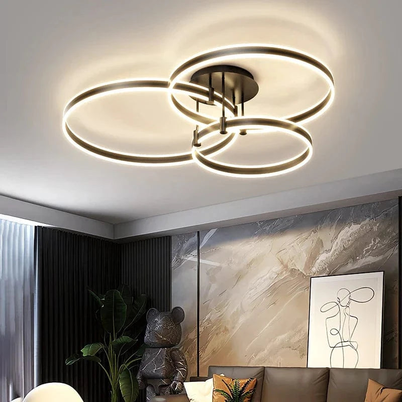 Lustre LED en Acrylique avec Éclairage Haut et Bas
