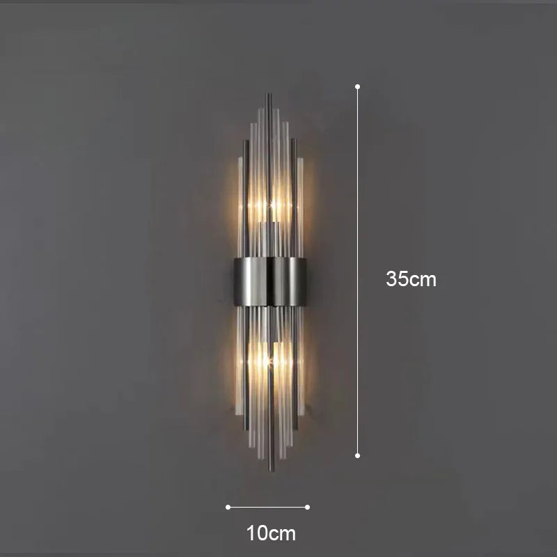 Applique Murale LED Dorée de Luxe
