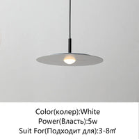 Suspension minimaliste nordique contemporaine