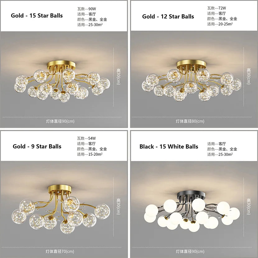 Lustre LED Moderne en Fer pour un Loft Élégant
