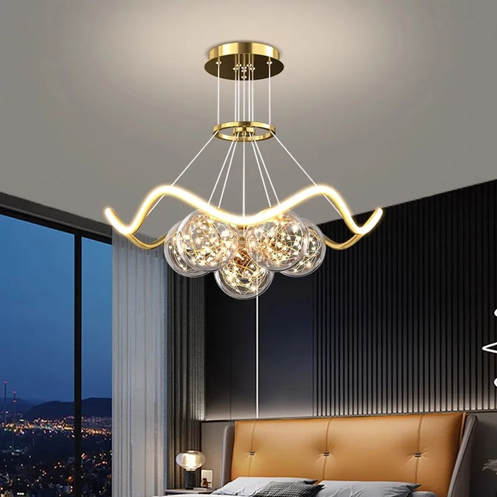 Lustre Moderne pour Salle à Manger - Éclairage LED Décoratif