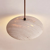 Suspension LED en pierre naturelle pour un style scandinave moderne