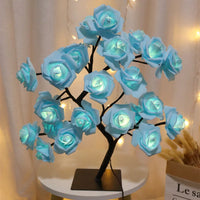 Lampe de table LED Nordique Cherry Blossom Crystal Veilleuse