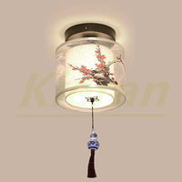 Plafonnier LED Moderne Lotus Oiseau pour Hôtel KTV