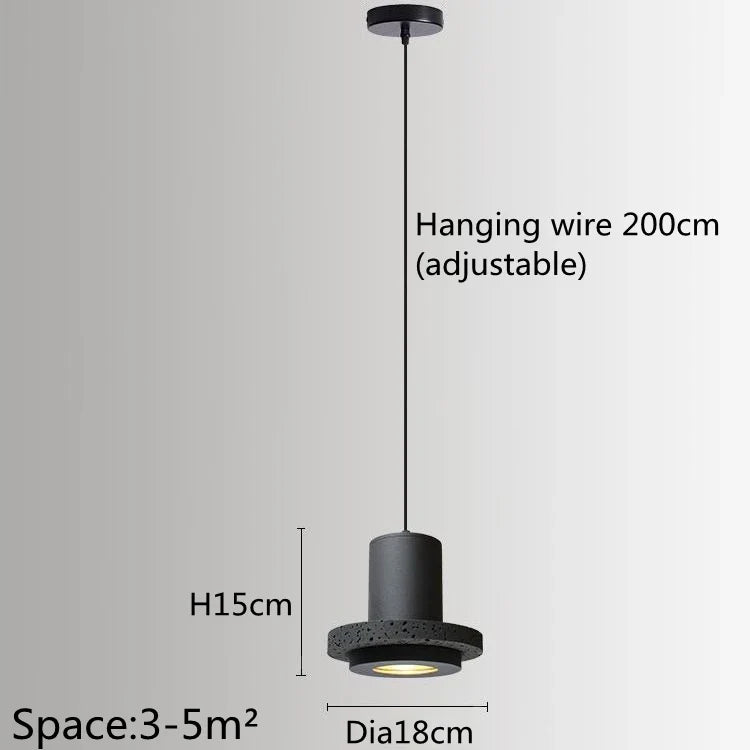 Suspension Industrielle Rétro Luminaire LED Nordique pour Bar Salle À Manger Chambre