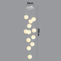 Suspension luminaire nordique pour éclairer l'intérieur de votre escalier.