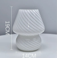 Lampe de bureau LED en verre de luxe