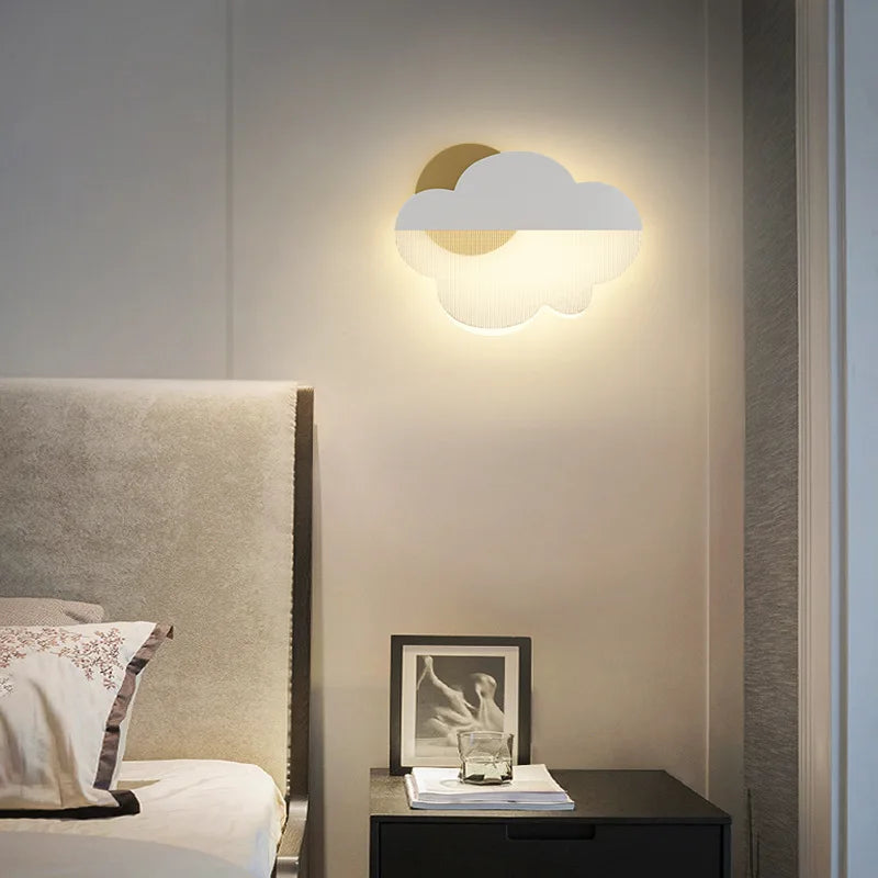 Applique murale LED Nuage en Acrylique pour Chambre d'Enfant