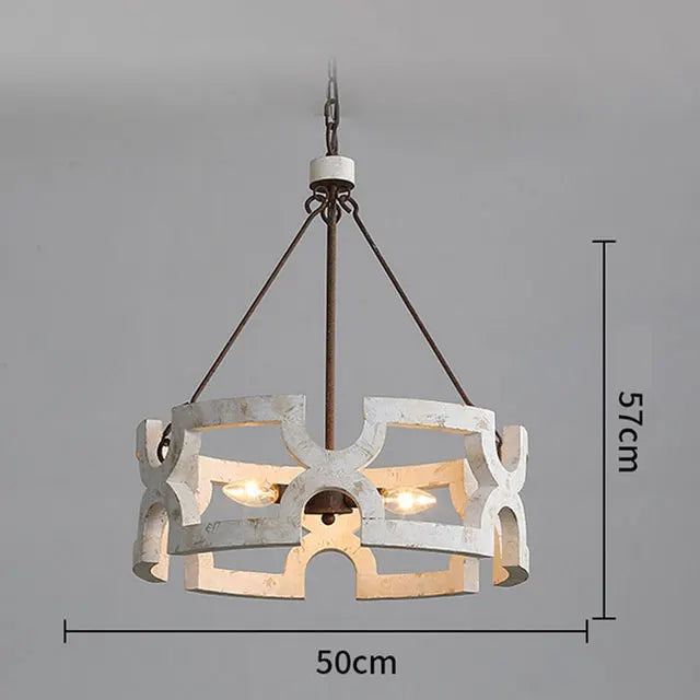 Lustre en bois RusticTouch