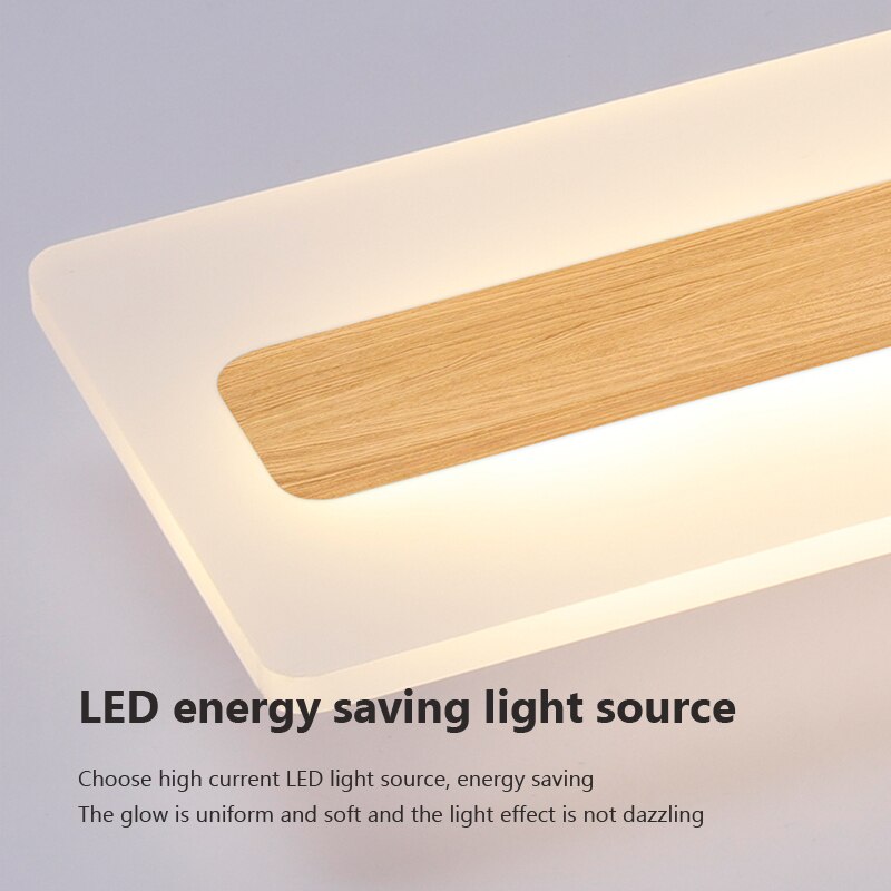 Plafonnier LED en Bois pour une Déco Élégante