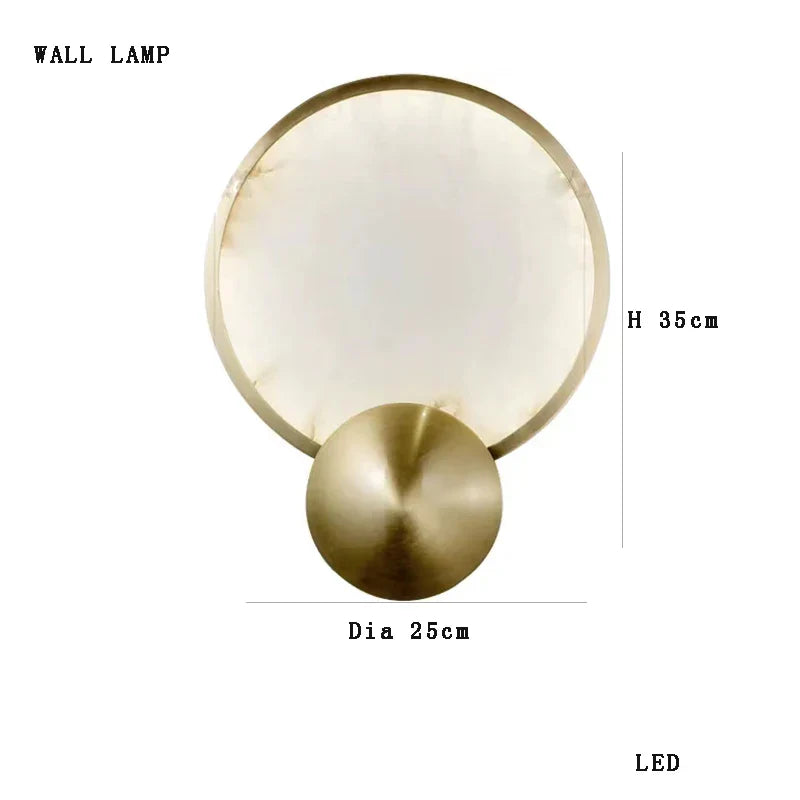 Plafonnier LED Moderne en Marbre Naturel Luminaire Décoratif 2024 - Luxe et Élégance