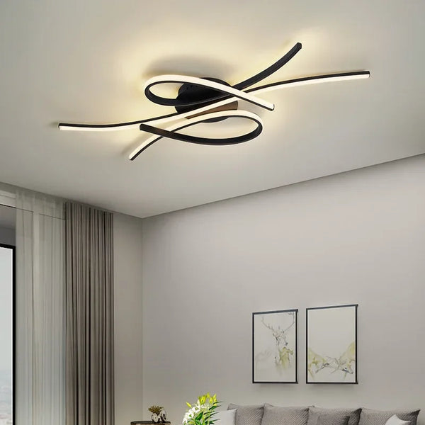 Plafonnier LED Design pour Salon Salle à Manger Chambre Étude Hôtel Allée Plafond - Luminaire de Luxe