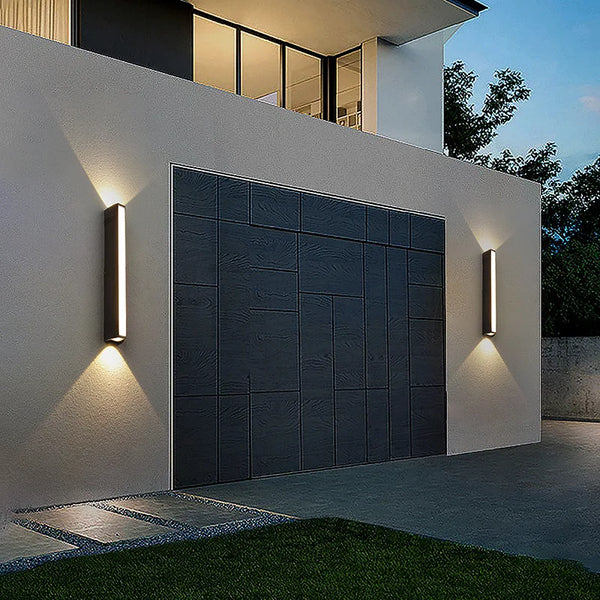 Applique murale LED design et étanche en aluminium pour extérieur