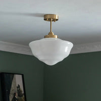 iwhd Suspension LED - Verre et Cuivre - Style Nordique Moderne